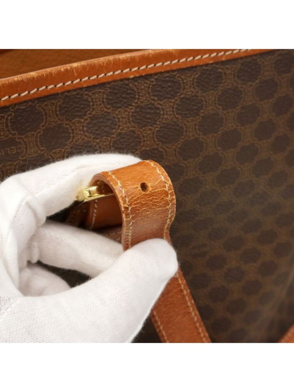 Celine Tote Brown Gold - Picture 9 of 10